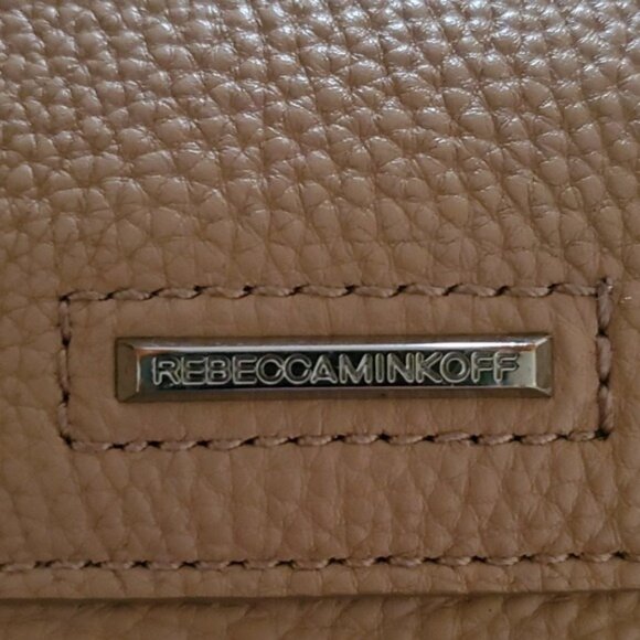 Rebecca Minkoff Bag DARREN DEERSKIN LEATHER SHOULDER Handbag Tote BLUSH WOMEN'S - Picture 10 of 15